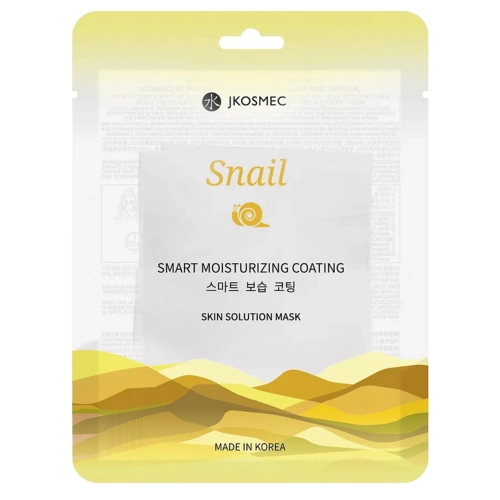 Jkosmec - Skin Solution Snail Mask - Regenerująca Maska do Twarzy w Płachcie - 1szt/25ml