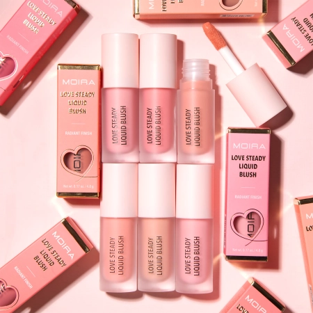 Moira - Love Steady Liquid Blush - Róż w Kremie - 006 Idealy - 4,8g  