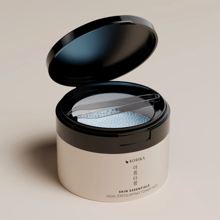KORIKA - Skin Essentials Dual Exfoliating Toner Pads - Złuszczające Płatki do Twarzy - 20szt