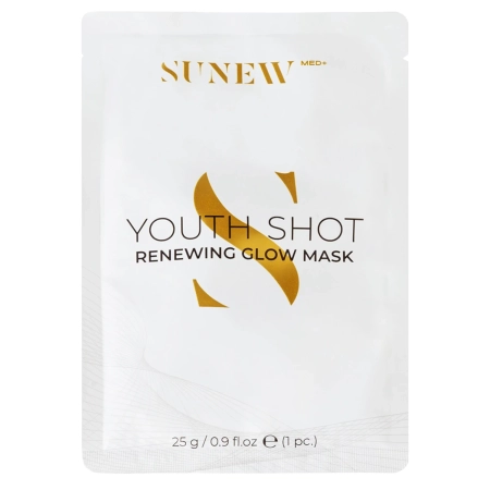 SunewMed+ - Youth Shot Maska w Płachcie do Twarzy Regenerująca + Glow - 1szt/25g