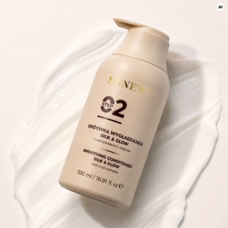 SunewMed+ - Silk&Glow Smoothing Conditioner - Odżywka Wygładzająca z Kompleksem 5-ciu Olejów - 500ml