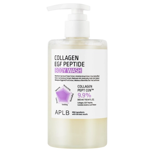 APLB - Collagen EGF Peptide Body Wash - Nawilżająco-Ujędrniający Żel pod Prysznic - 300ml