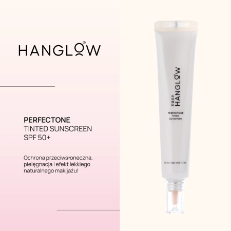 HanGlow - PerfecTone - Tinted Sunscreen SPF 50+ - Upiększający Krem z Filtrem - 02 - 50ml