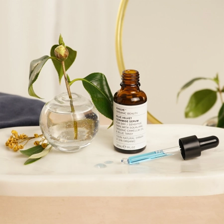 Evolve Organic Beauty - Blue Velvet Ceramide Serum - Aksamitne Serum Ceramidowe do Twarzy - 30 ml