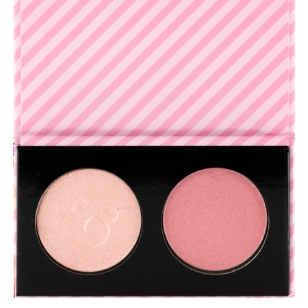 KIKO Milano - Candy Crush Mega Blush and Highlighter Duo - Duo do Twarzy - Róż i Rozświetlacz - 01 Beaming Bliss - 5g