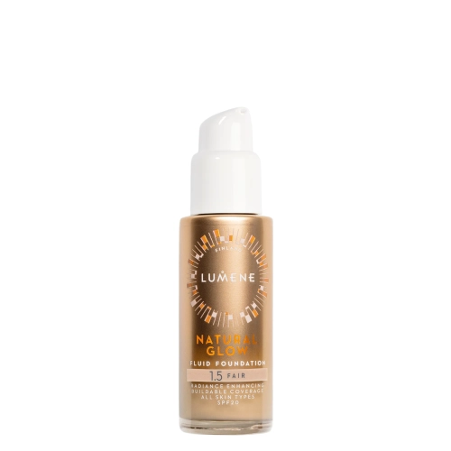 Lumene - Natural Glow Fluid Foundation SPF20 - Podkład Rozświetlający - 1,5 Fair - 30ml