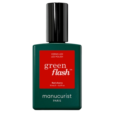 Manucurist - Green Flash - Nail Polish - Hybrydowy Lakier do Paznokci - Red Cherry - 15ml