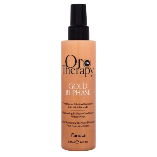 Fanola - Oro Therapy Gold Bi-phase - Odżywka Dwufazowa do Włosów Matowych - 200ml