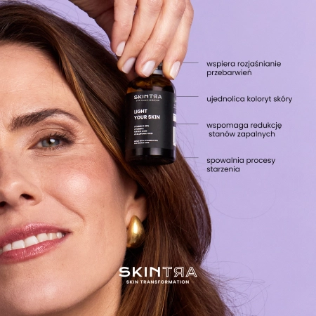 SkinTra - Light Your Skin - Serum z Witaminą C 20% i Kwasem Ferulowym - 30ml