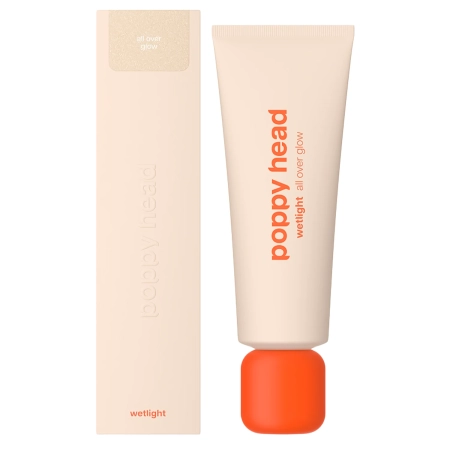 Poppy Head - Wetlight All Over Glow - Płynny Rozświetlacz do Ciała i Twarzy - 01 Glowsecco - 50ml