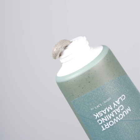 Isntree - Real Mugwort Calming Clay Mask - Maska Glinkowa z Bylicą - 100ml