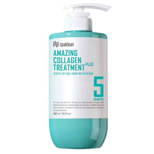 Spaklean - Amazing Collagen Treatment Plus - Regenerująca Kuracja do Włosów z Kolagenem - 500ml