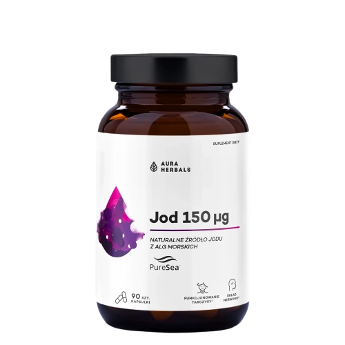 Aura Herbals - PureSea - Jod 150 μg - Kapsułki - 90szt