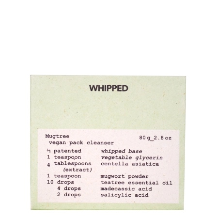 WHIPPED - Vegan Pack Cleanser Mugtree - Kojąca Maska do Mycia Twarzy - 120ml