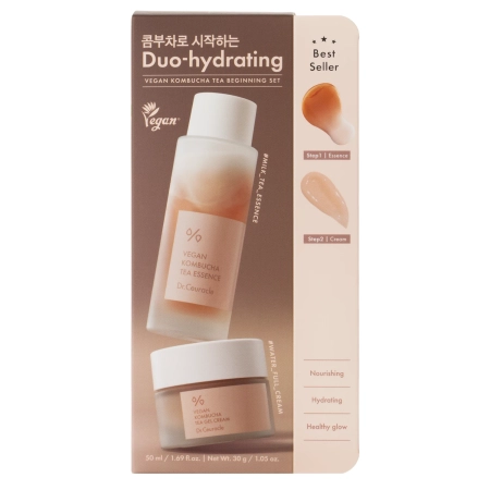 Dr.Ceuracle - Vegan Kombucha Beginning Set - Zestaw Pielęgnacyjny z Kombuchą - 30 g i 50 ml