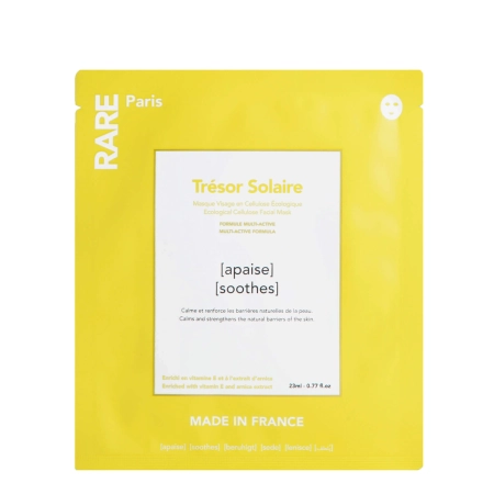 Rare Paris - Trésor Solaire Box - Zestaw Kojących Masek w Płachcie - 5x23ml