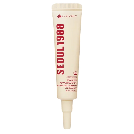K-SECRET - SEOUL 1988 Advanced Shot : Retinal Liposome 12% + Black Rice - Przeciwzmarszczkowe Serum z Retinalem - 15ml