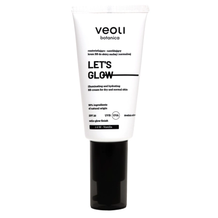Veoli Botanica - Let's Glow - Rozświetlająco - Nawilżający Lekki Krem BB - 2.0W Vanilla - 30ml