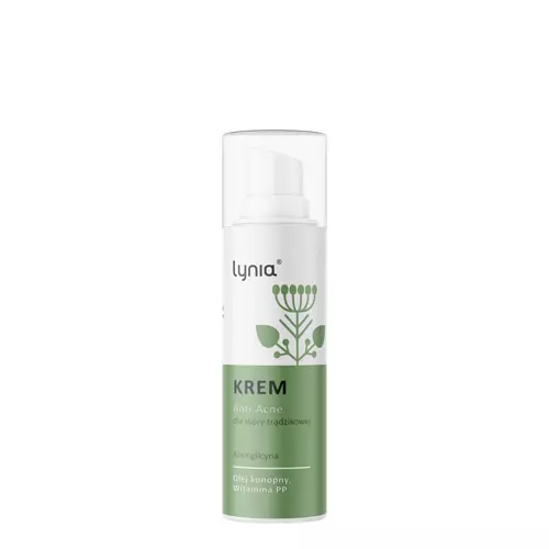 Lynia - Anti-Acne - Krem z Azeloglicyną i Olejem Konopnym - 50ml