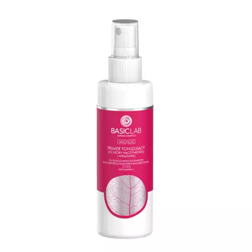 BasicLab - Micellis -  Primer Tonizujący do Skóry Naczynkowej i Wrażliwej - 150ml OUTLET