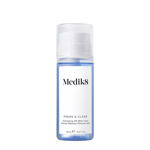 Medik8 - Press&Clear Exfoliating 2% BHA Toner - Złuszczający Tonik z Kwasem Salicylowym - 150ml OUTLET