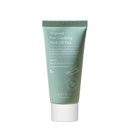 Axis-y - Mugwort Pore Clarifying Wash Off Pack - Oczyszczająca Maska do Twarzy z Bylicą - 50ml