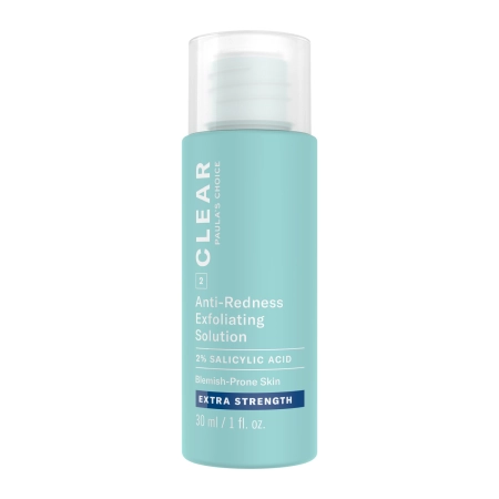 Paula's Choice - Clear - Extra Strength Anti-Redness Exfoliating Solution 2% BHA - Płyn Złuszczający z 2% Kwasem Salicylowym - 30ml