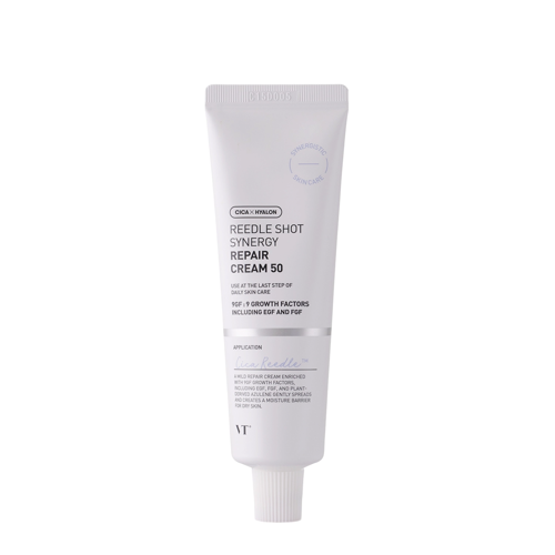 VT Cosmetics - Reedle Shot Synergy Repair Cream 50 - Regenerujący Krem do Twarzy z Azulenem - 50ml OUTLET