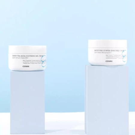 COSRX - Hydrium Green Tea Aqua Soothing Gel Cream - Łagodzący Krem z Wyciągiem z Zielonej Herbaty - 50ml OUTLET