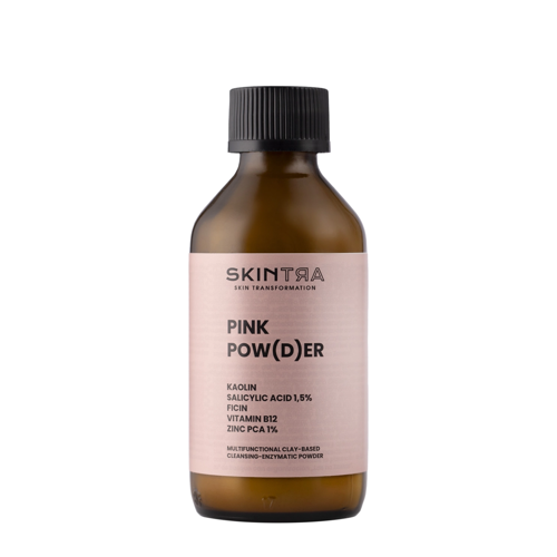 SkinTra - Pink Pow(d)er - Wielofunkcyjny Puder Oczyszczająco-Enzymatyczny Na Bazie Glinki - 40g - OUTLET