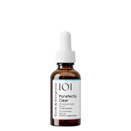 Geek & Gorgeous - Porefectly Clear -  Serum z 2% Kwasem Salicylowym i Sarkozyną - 30ml - OUTLET