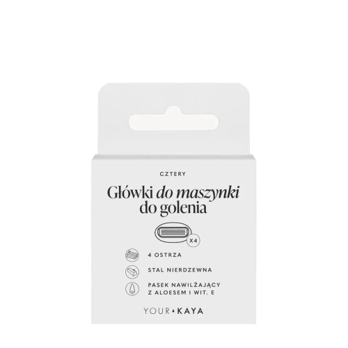 Your Kaya - Wymienne Główki do Maszynki do Golenia - 4szt.