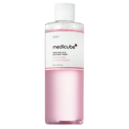Medicube - PDRN Pink Cica Soothing Toner - Nawilżająco-Rozjaśniający Tonik do Twarzy - 250ml