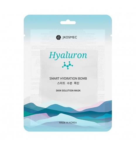 Jkosmec - Skin Solution Hyaluron Mask - Nawilżająca Maska do Twarzy w Płachcie - 1szt/25ml