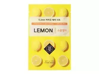 Etude House - 0.2mm Therapy Air Mask - Lemon - Nawilżająco-Rozświetlająca Maska z Ekstraktem z Cytryny - 20ml
