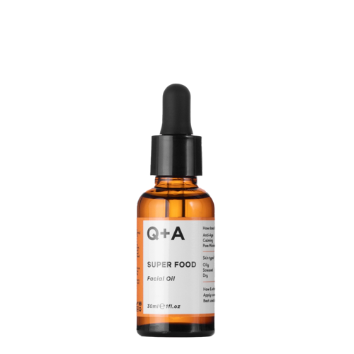 Q+A - Super Food - Facial Oil - Rewitalizujący Olejek do Twarzy Super Food - 30ml
