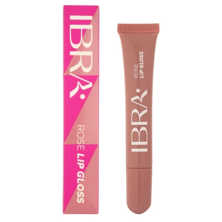  Ibra Makeup - Odżywczy Błyszczyk Do Ust - Rose Lip Gloss - 10ml
