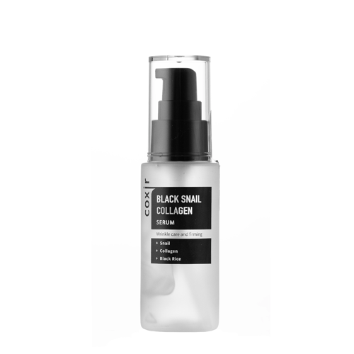 Coxir - Black Snail Collagen Serum - Przeciwzmarszczkowe Serum do Twarzy ze Śluzem Ślimaka - 50ml