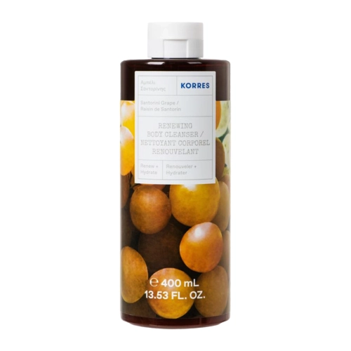 Korres - Santorini Grape Renewing Body Cleanser - Żel do Mycia Ciała - 400ml