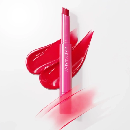 Mary&May - Blooming Glow Lip - Koloryzujący Balsam do Ust - 02 Ruby Blossom - 1,7g