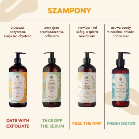 HairTry - Date With Exfoliate - Szampon Enzymatyczny - 500ml 