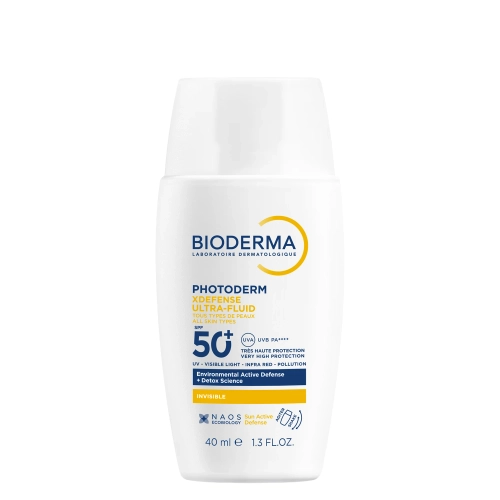 Bioderma - Photoderm XDefense Ultra-Fluid SPF 50+ - Ochronny Ultralekki Fluid - 40ml