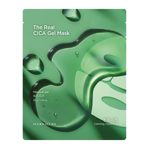 Holika Holika - The Real Gel Mask CICA - Maska Całonocna Dogłębnie Kojąca - 35g