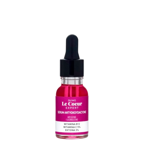 Le Coeur - Expert - Serum Antyoksydacyjne z Witaminą B12, Witaminą C 5% i Ektoiną 3% - 15ml
