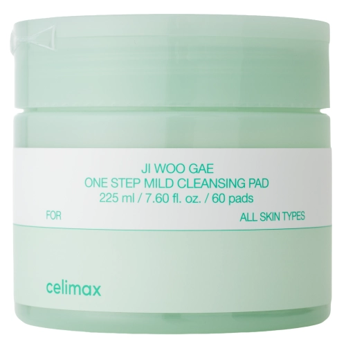 Celimax - Ji.Woo.Gae One Step Mild Cleansing Pad - Płatki Oczyszczające do Twarzy - 60szt/230ml
