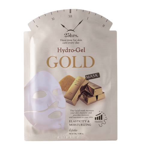 Esfolio - Hydro-Gel Gold Mask - Ujędrniająco-Nawilżająca Maska w Płachcie - 28g