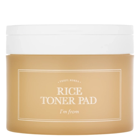 I'm From - Rice Toner Pad - Nawilżająco-Rozjaśniające Płatki do Twarzy - 60szt