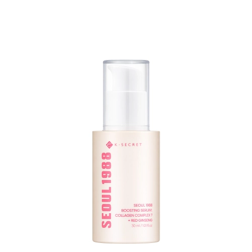 K-SECRET - SEOUL 1988 Boosting Serum : Collagen Complex 7 + Red Ginseng - Serum z Kolagenem i Ekstraktem z Żeń-szenia - 30ml