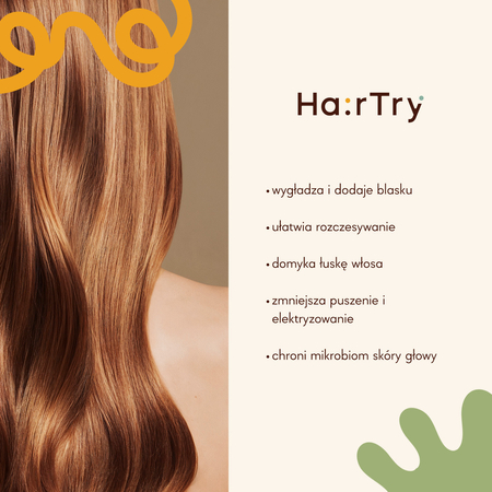 HairTry - Vin Glosser - Nabłyszczająco - Wygładzająca Płukanka do Włosów z Octem - 200ml