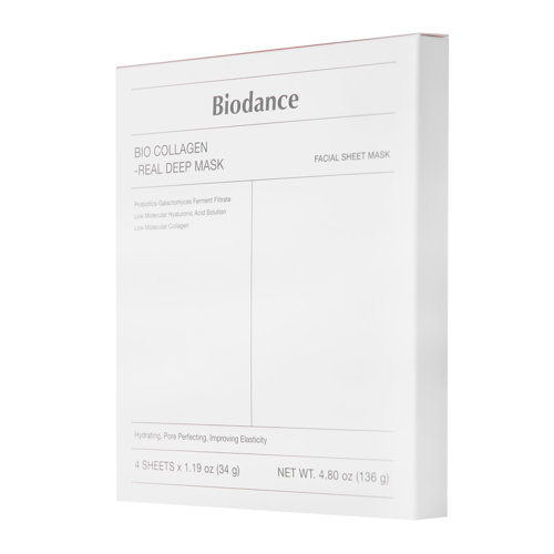 Biodance - Bio-Collagen Real Deep Mask Set - Zestaw Ujędrniających Masek Kolagenowych do Twarzy - 4szt/34g